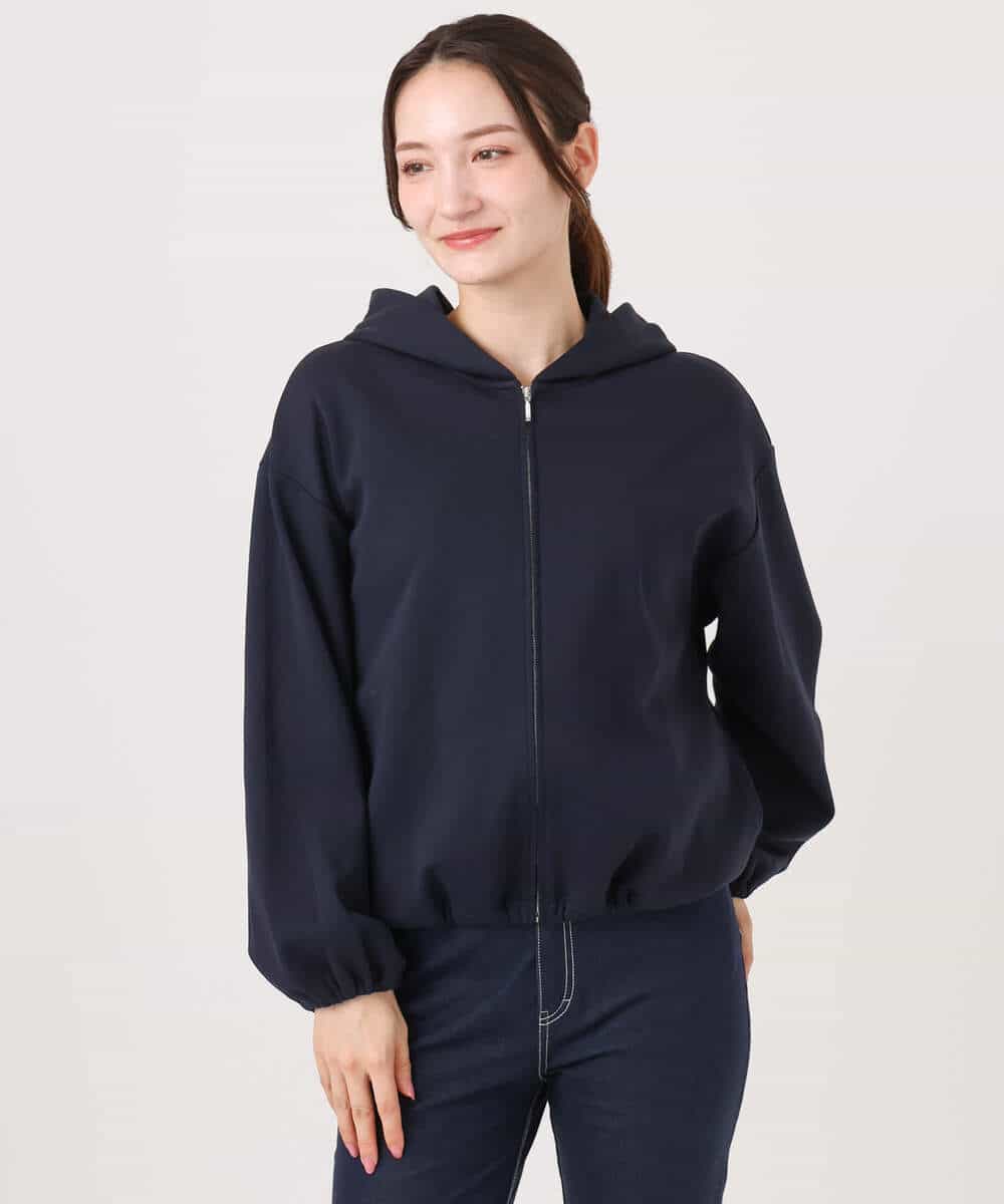 FKCGD30140 MK MICHEL KLEIN(MK ミッシェルクラン) [洗える]コットンポンチパーカー ベージュ