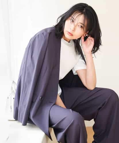 FKDGA55230 MK MICHEL KLEIN カラーレスストレッチジャケット/洗える