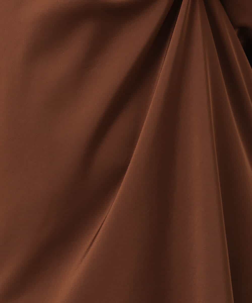 FKEGD37210 MK MICHEL KLEIN(MK ミッシェルクラン) [洗える]サテンキャミワンピース ブラウン