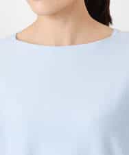 FKFDD12130 MK MICHEL KLEIN(MK ミッシェルクラン) [洗える]ドルマンスリーブニット ライトブルー