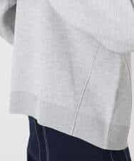 FKFDD15120 MK MICHEL KLEIN(MK ミッシェルクラン) [洗える]スウェットライククルーネックニット グレー