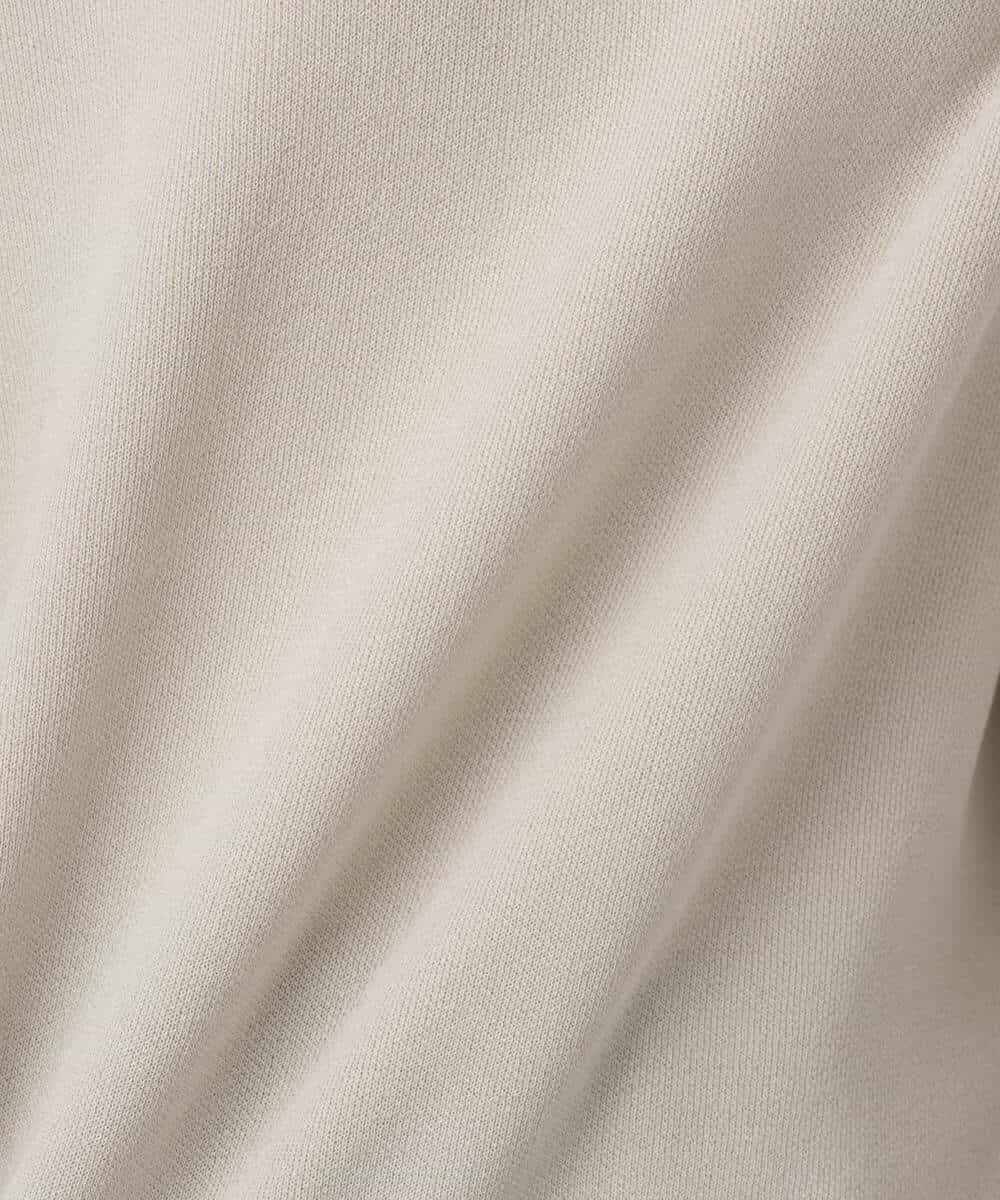 FKFDD16130 MK MICHEL KLEIN(MK ミッシェルクラン) [洗える]スウェットライクニットフーディー グレー