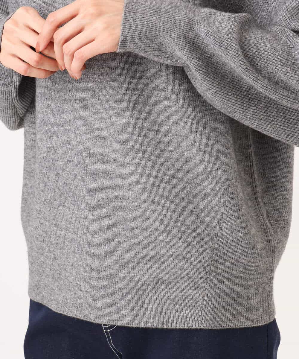 FKFDG67150 MK MICHEL KLEIN(MK ミッシェルクラン) [洗える]片畦編みラグランスリーブニット アイボリー