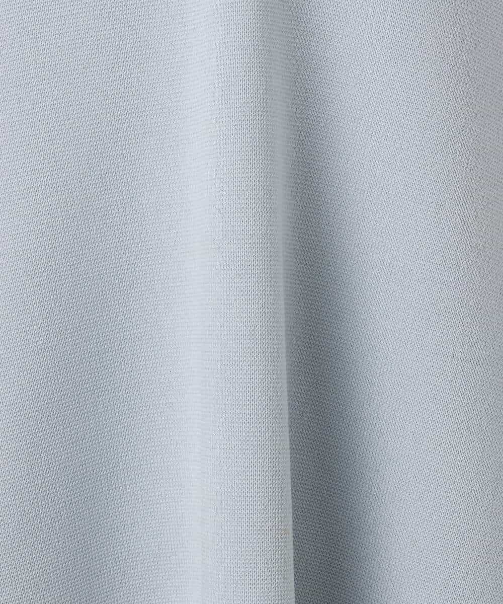 FKFFD21160 MK MICHEL KLEIN(MK ミッシェルクラン) [洗える]衿付きラガーニット ライトブルー