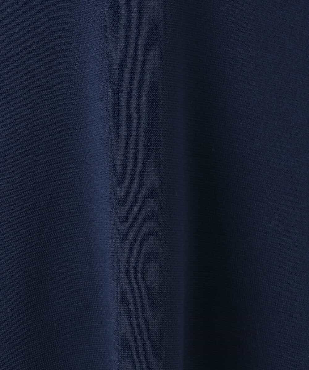 FKFFD21160 MK MICHEL KLEIN(MK ミッシェルクラン) [洗える]衿付きラガーニット ライトブルー
