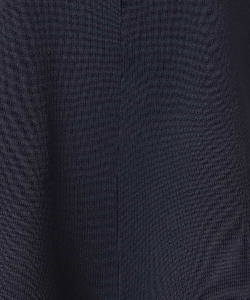 FKFFD24160 MK MICHEL KLEIN(MK ミッシェルクラン) [洗える]フロントファスナーデザインニット ライトグレー