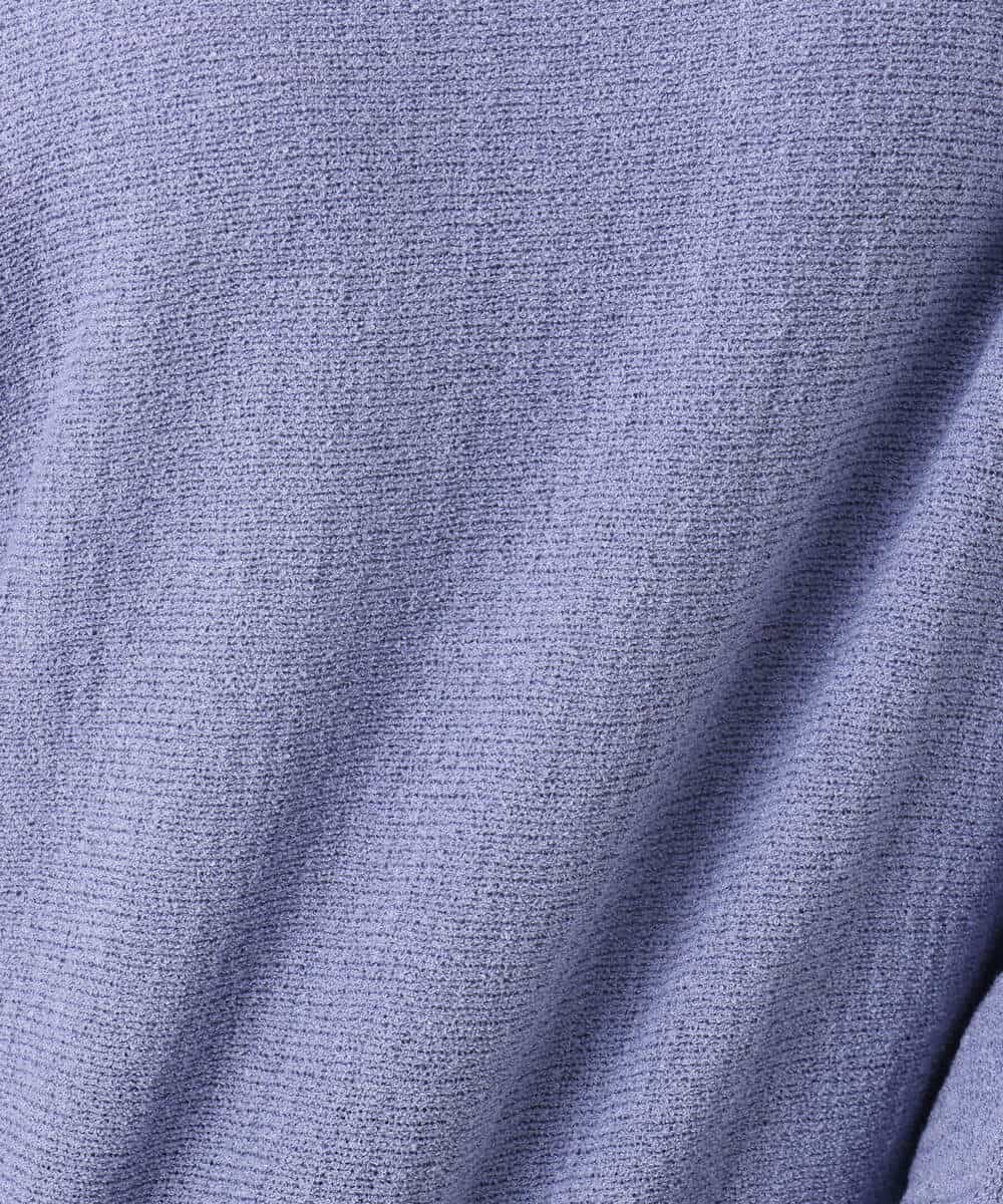 FKFGD32140 MK MICHEL KLEIN(MK ミッシェルクラン) [洗える]テープヤーンドルマンニット グレイッシュブルー