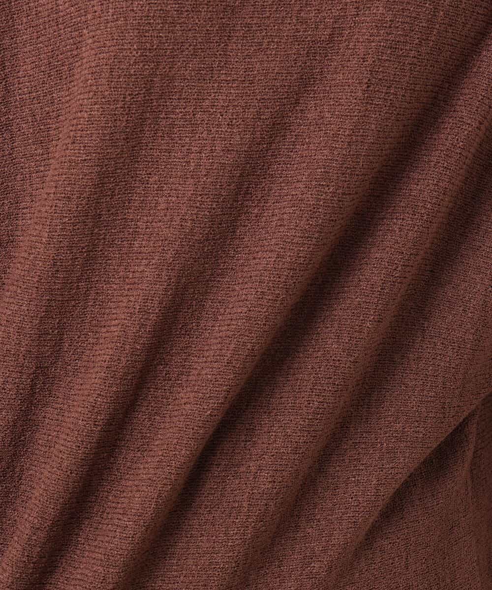FKFGD32140 MK MICHEL KLEIN(MK ミッシェルクラン) [洗える]テープヤーンドルマンニット グレイッシュブルー