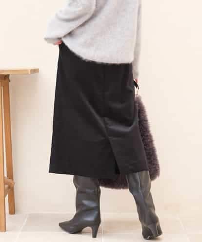 FKHAG64180 MK MICHEL KLEIN [洗える]ドロスト コーデュロイスカート