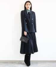 FKHFD15180 MK MICHEL KLEIN(MK ミッシェルクラン) [洗える]プリーツデザインスカート ベージュ
