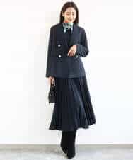 FKHFD15180 MK MICHEL KLEIN(MK ミッシェルクラン) [洗える]プリーツデザインスカート ベージュ