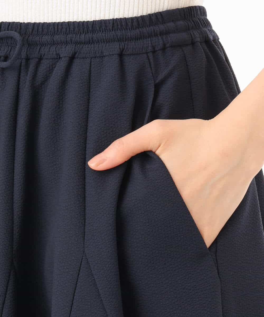 FKHHD64180 MK MICHEL KLEIN(MK ミッシェルクラン) [撥水/UVカット/洗える]ボリュームフレアスカート ネイビー