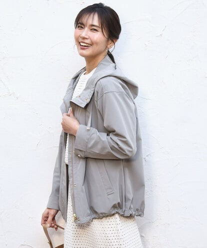 FKJFD14240 MK MICHEL KLEIN [撥水/洗える]ストレッチマウンテンパーカー