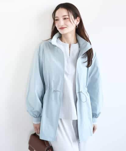 FKJFD27260 MK MICHEL KLEIN [洗える]2wayタイプライターミドル丈ブルゾン