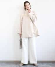 FKJFD28270 MK MICHEL KLEIN(MK ミッシェルクラン) [洗える]テントライン ツイルコート ベージュ