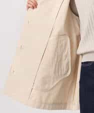 FKJFD28270 MK MICHEL KLEIN(MK ミッシェルクラン) [洗える]テントライン ツイルコート ベージュ