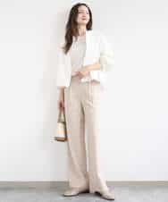 FKJGD37220 MK MICHEL KLEIN(MK ミッシェルクラン) [洗える]ストレッチライトブルゾン ダークグレー