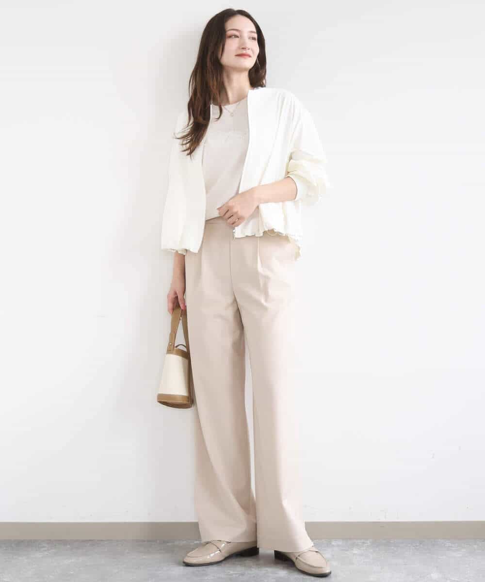 FKJGD37220 MK MICHEL KLEIN(MK ミッシェルクラン) [洗える]ストレッチライトブルゾン ダークグレー