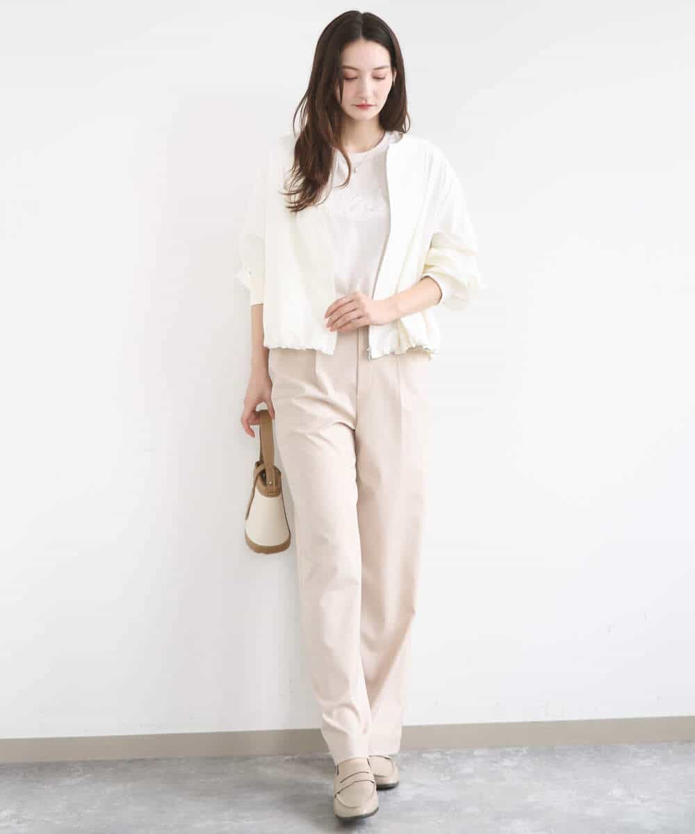 FKJGD37220 MK MICHEL KLEIN(MK ミッシェルクラン) [洗える]ストレッチライトブルゾン ダークグレー