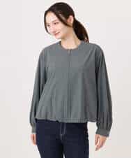 FKJGD37220 MK MICHEL KLEIN(MK ミッシェルクラン) [洗える]ストレッチライトブルゾン ダークグレー