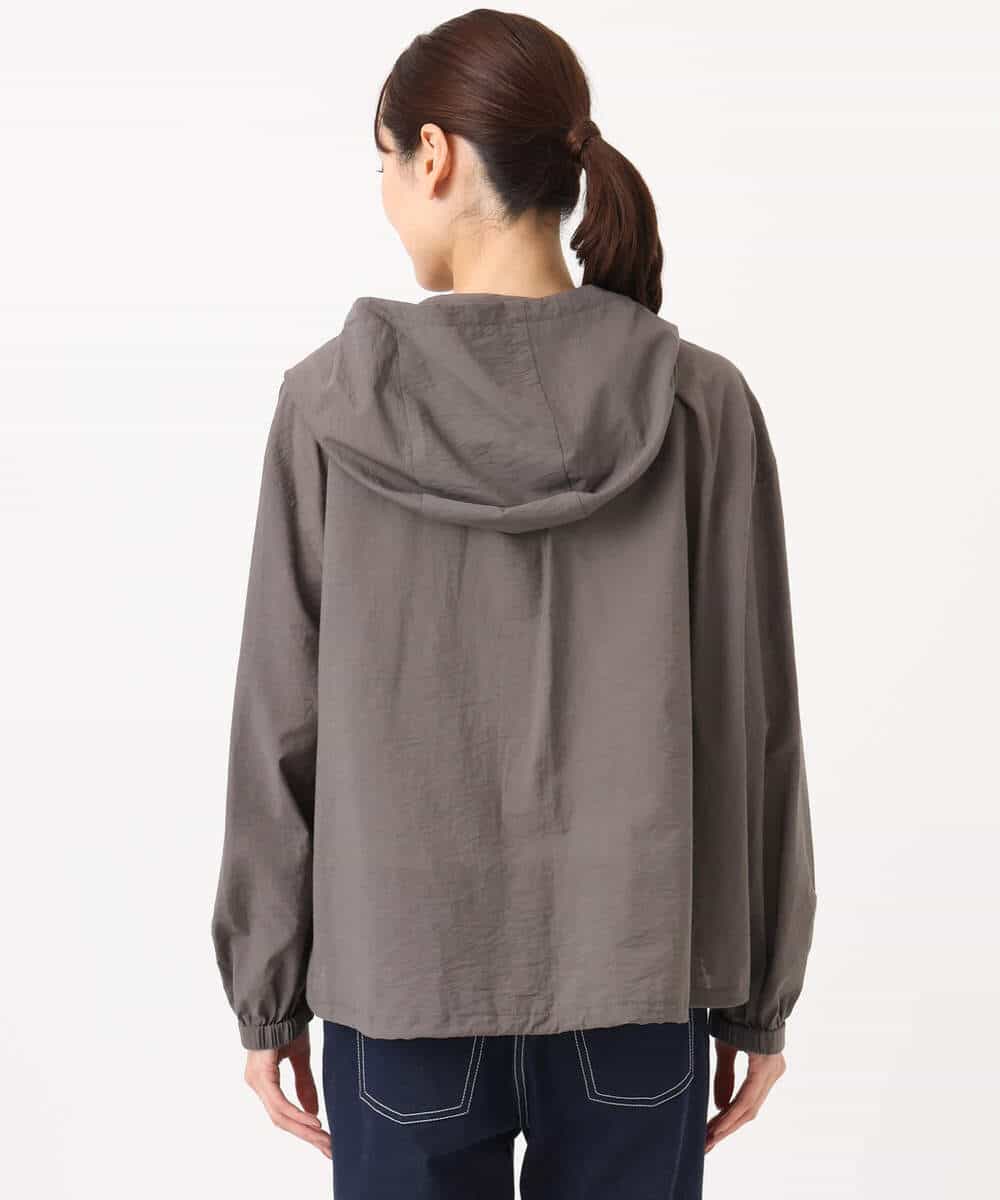 FKJGD47230 MK MICHEL KLEIN(MK ミッシェルクラン) [洗える]フーデットライトブルゾン ブラウン