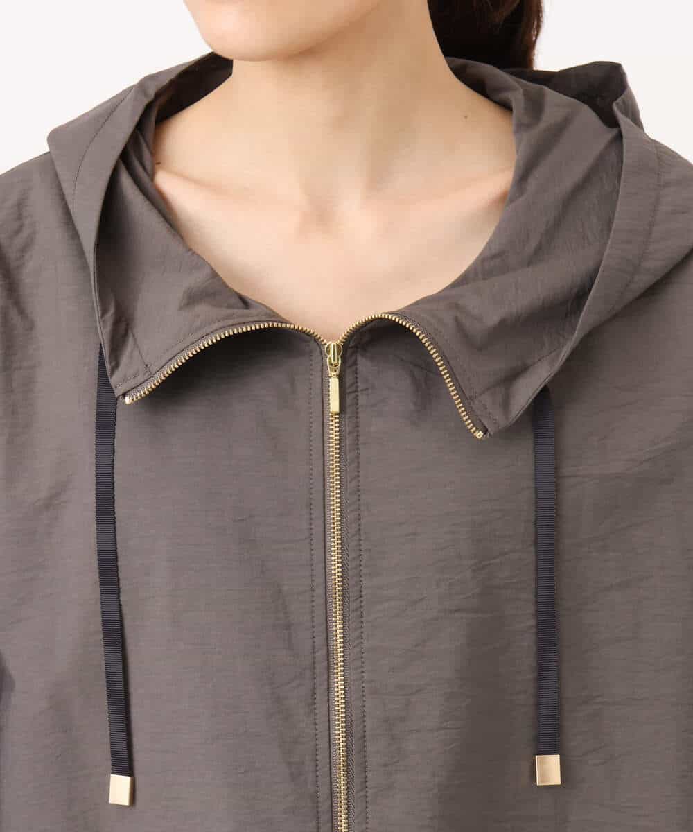 FKJGD47230 MK MICHEL KLEIN(MK ミッシェルクラン) [洗える]フーデットライトブルゾン ブラウン