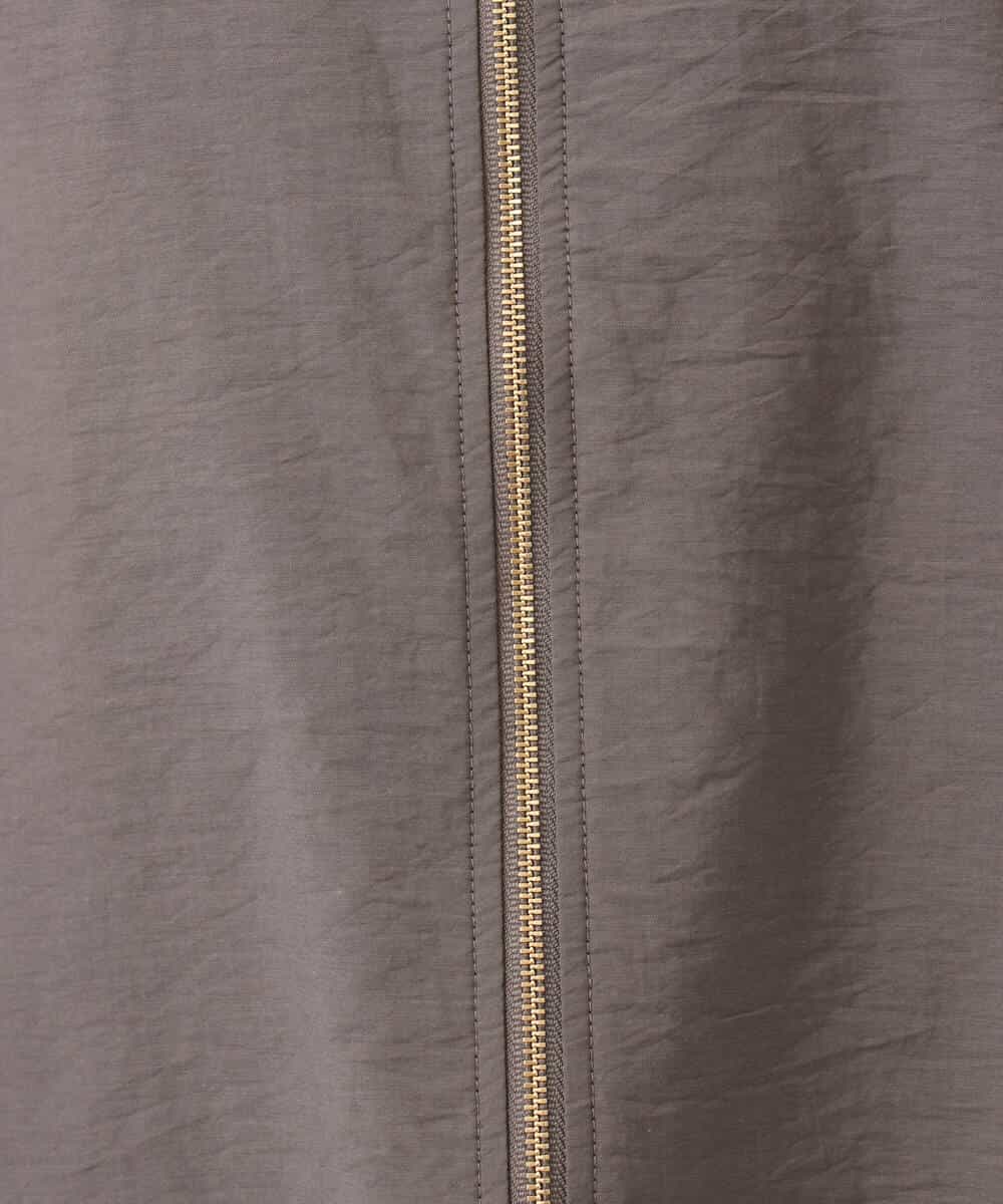 FKJGD47230 MK MICHEL KLEIN(MK ミッシェルクラン) [洗える]フーデットライトブルゾン ブラウン