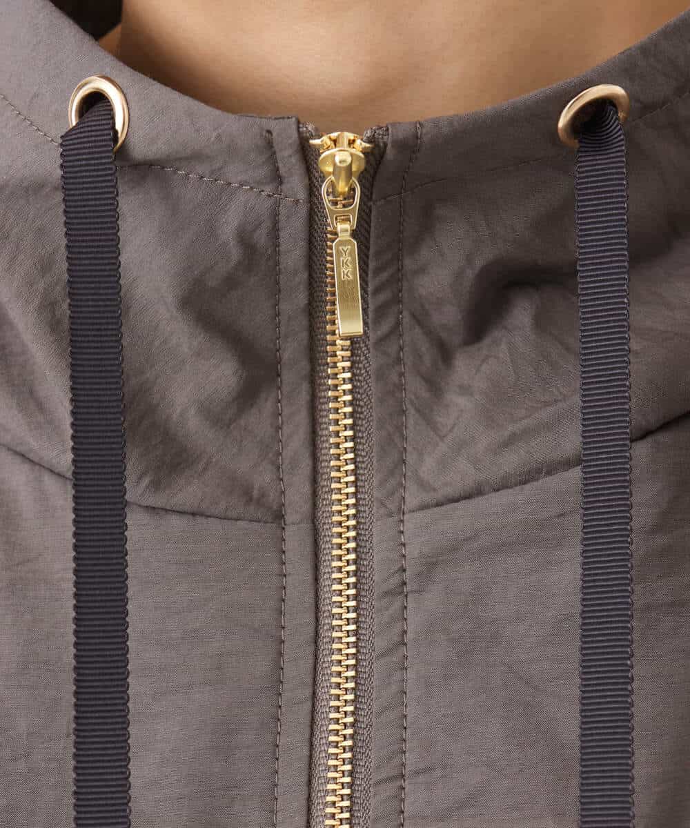 FKJGD47230 MK MICHEL KLEIN(MK ミッシェルクラン) [洗える]フーデットライトブルゾン ブラウン