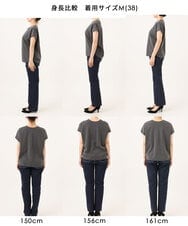 FKKJD22130 MK MICHEL KLEIN(MK ミッシェルクラン) [洗える]前後2way フロントジップデザインカットソー ダークグレー