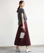 FKKJD22130 MK MICHEL KLEIN(MK ミッシェルクラン) [洗える]前後2way フロントジップデザインカットソー ダークグレー