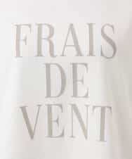 FKKJD23090 MK MICHEL KLEIN(MK ミッシェルクラン) [洗える]シフォン切替えフロッキーロゴTシャツ ホワイト
