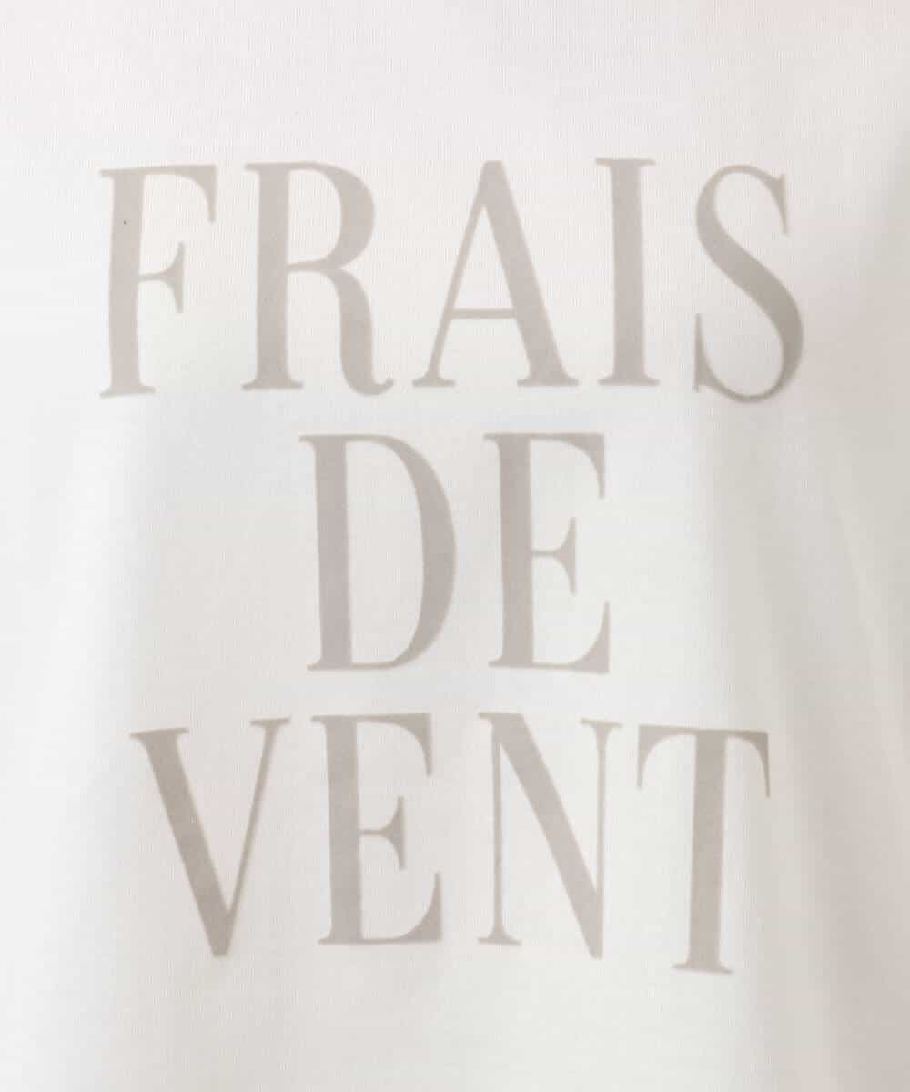 FKKJD23090 MK MICHEL KLEIN(MK ミッシェルクラン) [洗える]シフォン切替えフロッキーロゴTシャツ ホワイト