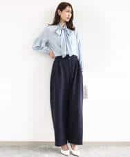 FKLFD10170 MK MICHEL KLEIN(MK ミッシェルクラン) [洗える]バレルシルエットパンツ ベージュ