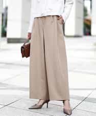 FKLFD10170 MK MICHEL KLEIN(MK ミッシェルクラン) [洗える]バレルシルエットパンツ ベージュ