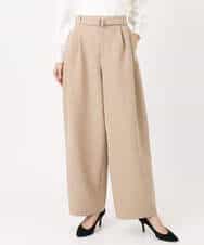 FKLFD10170 MK MICHEL KLEIN(MK ミッシェルクラン) [洗える]バレルシルエットパンツ ベージュ