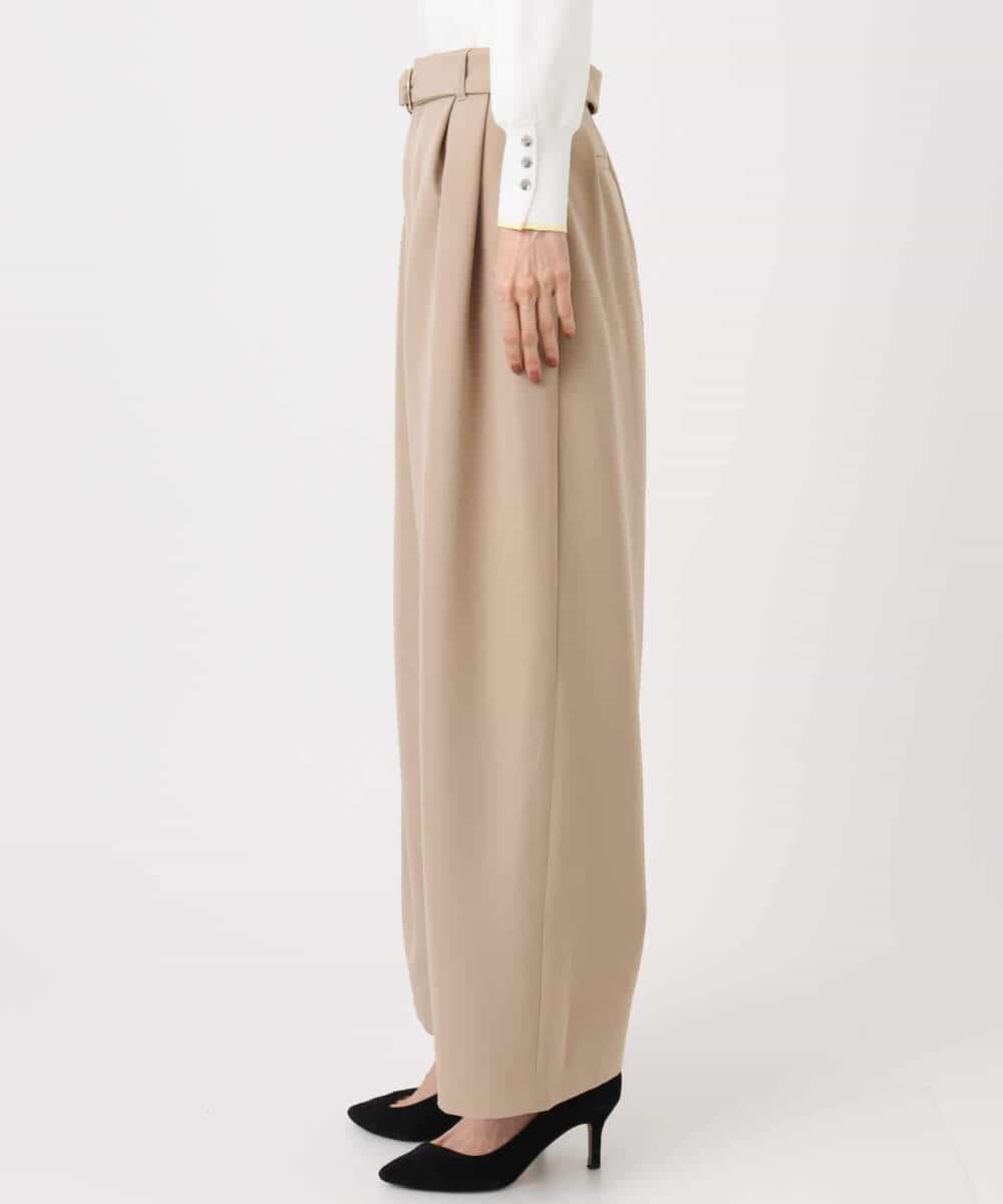 FKLFD10170 MK MICHEL KLEIN(MK ミッシェルクラン) [洗える]バレルシルエットパンツ ベージュ