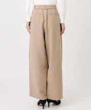 FKLFD10170 MK MICHEL KLEIN(MK ミッシェルクラン) [洗える]バレルシルエットパンツ ベージュ