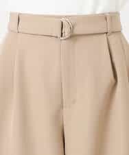 FKLFD10170 MK MICHEL KLEIN(MK ミッシェルクラン) [洗える]バレルシルエットパンツ ベージュ