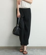 FKLGD21160 MK MICHEL KLEIN(MK ミッシェルクラン) [洗える]TRストレッチワイドパンツ ライトグレー