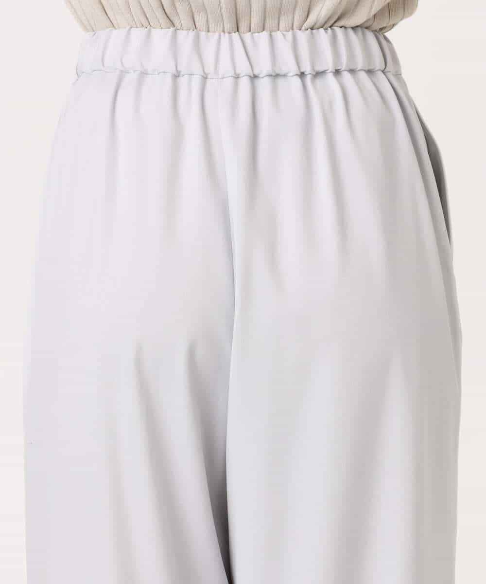 FKLGD21160 MK MICHEL KLEIN(MK ミッシェルクラン) [洗える]TRストレッチワイドパンツ ライトグレー