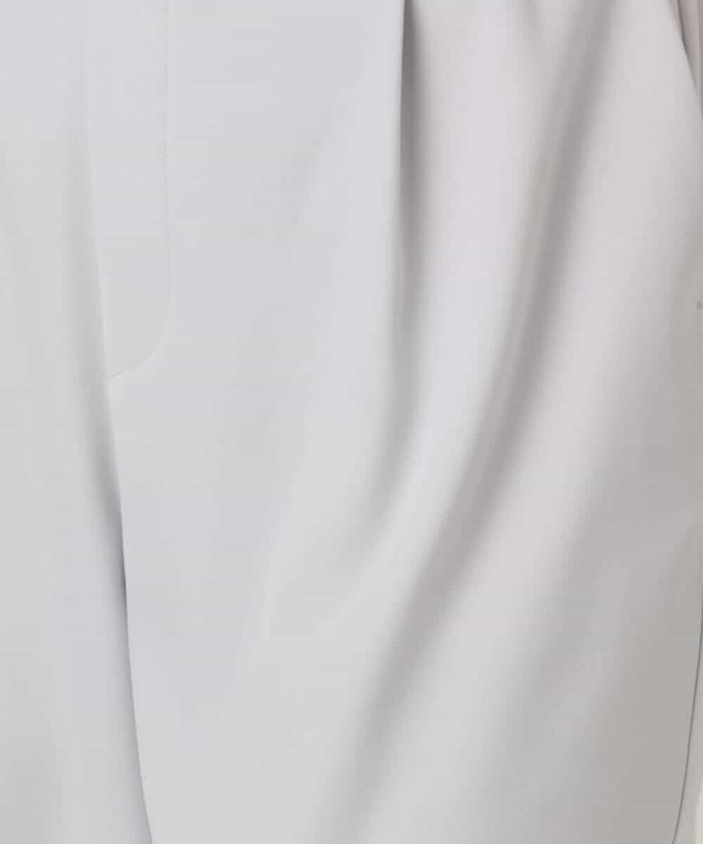 FKLGD21160 MK MICHEL KLEIN(MK ミッシェルクラン) [洗える]TRストレッチワイドパンツ ライトグレー