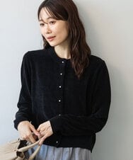 FKSAG45150 MK MICHEL KLEIN(MK ミッシェルクラン) [洗える]モールヤーンニットカーディガン ブルー