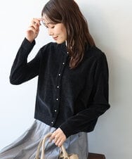 FKSAG45150 MK MICHEL KLEIN(MK ミッシェルクラン) [洗える]モールヤーンニットカーディガン ブルー