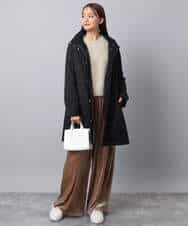 FKVAD42380 MK MICHEL KLEIN(MK ミッシェルクラン) ダウンライナー付きマルチwayモッズコート/撥水加工 ライトグレー