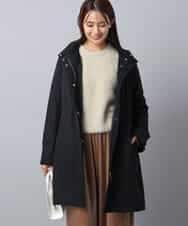 FKVAD42380 MK MICHEL KLEIN(MK ミッシェルクラン) ダウンライナー付きマルチwayモッズコート/撥水加工 ブラック