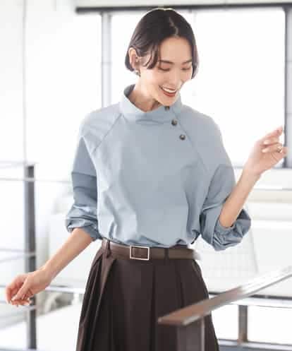 FMBAG06230  スタンドカラーブラウス