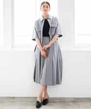 FMBGD12290 MICHEL KLEIN(ミッシェルクラン) [セットアップ対応]ダブルポケットシャツブルゾン カーキ