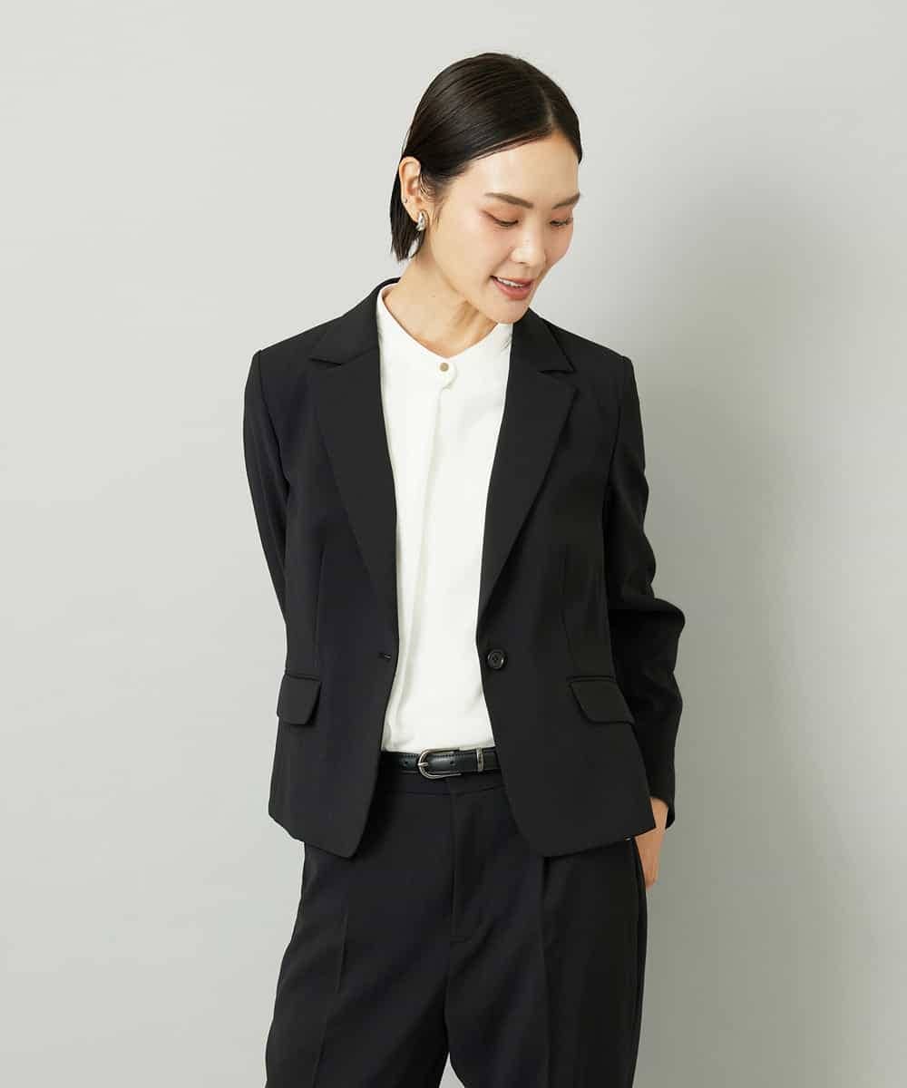 FMDAD36380 MICHEL KLEIN(ミッシェルクラン) [セットアップ対応]テーラードジャケット グレー