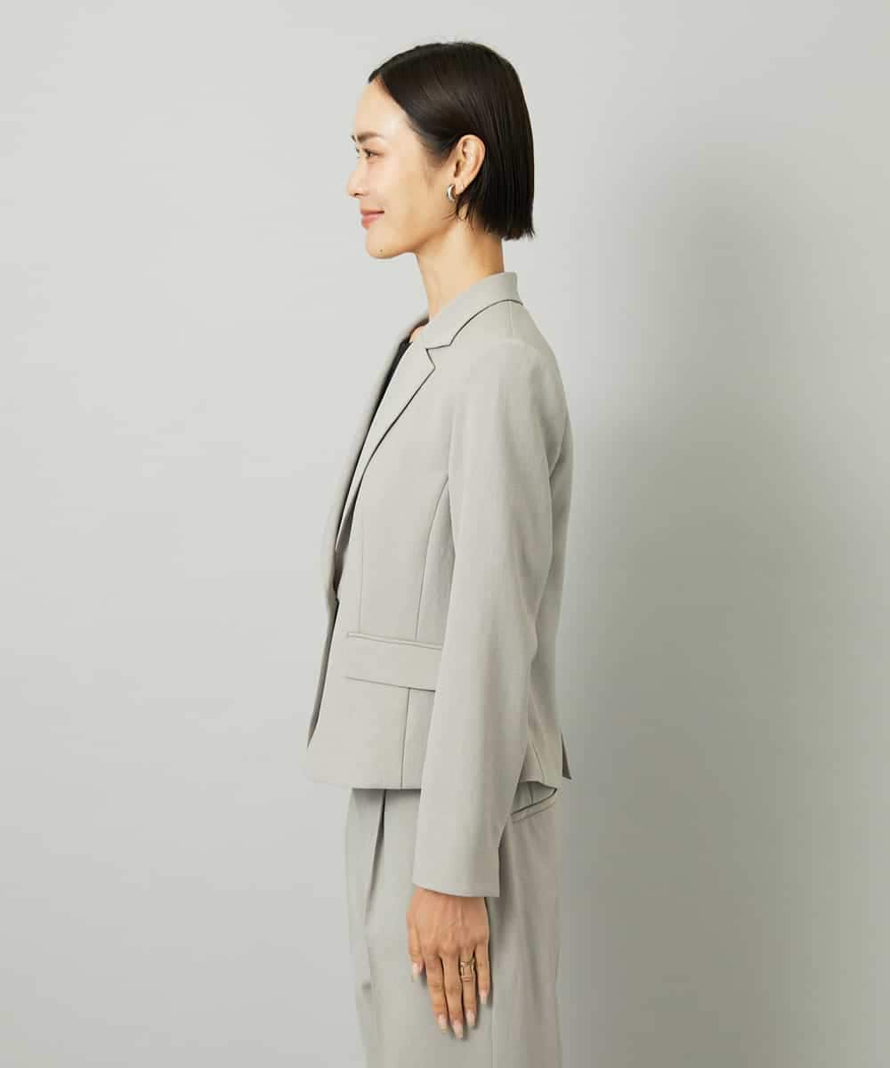 FMDAD36380 MICHEL KLEIN(ミッシェルクラン) [セットアップ対応]テーラードジャケット グレー