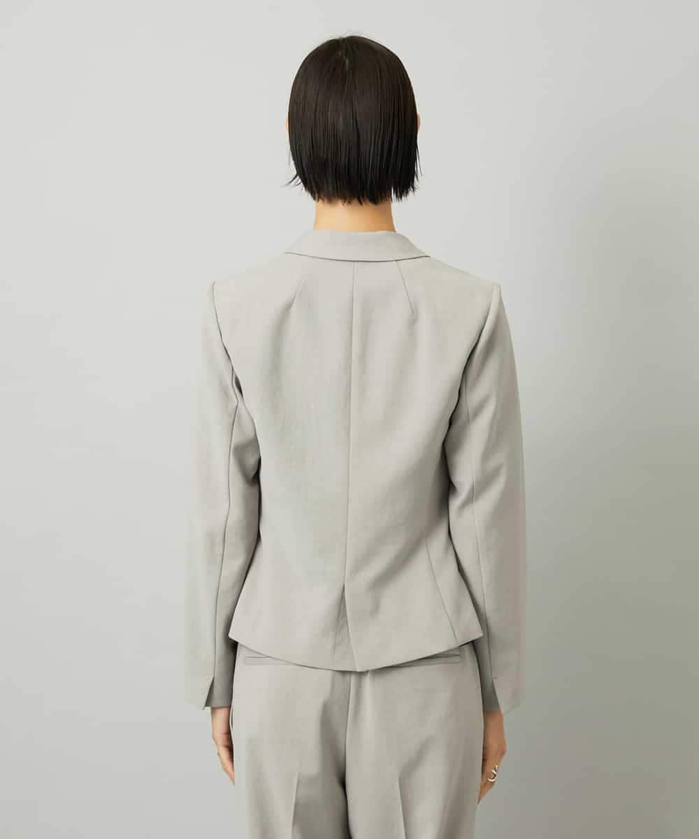 FMDAD36380 MICHEL KLEIN(ミッシェルクラン) [セットアップ対応]テーラードジャケット グレー